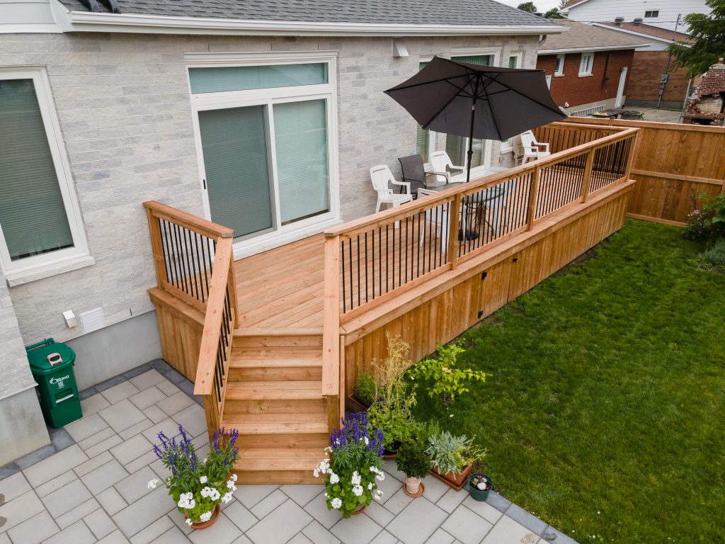 deck and interlock combo featuring deck